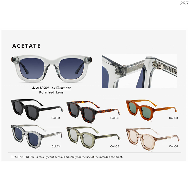 23SA002-22SA032 Acetate Polarized Outdoor Sun Shades Sun Glasses with UV Protection (2)