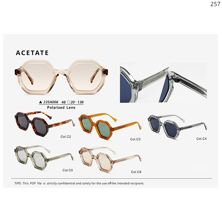 23SA002-22SA032 Acetate Polarized Outdoor Sun Shades Sun Glasses with UV Protection (3)