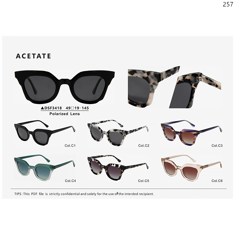 23SA002-22SA032 Acetate Polarized Outdoor Sun Shades Sun Glasses with UV Protection (4)