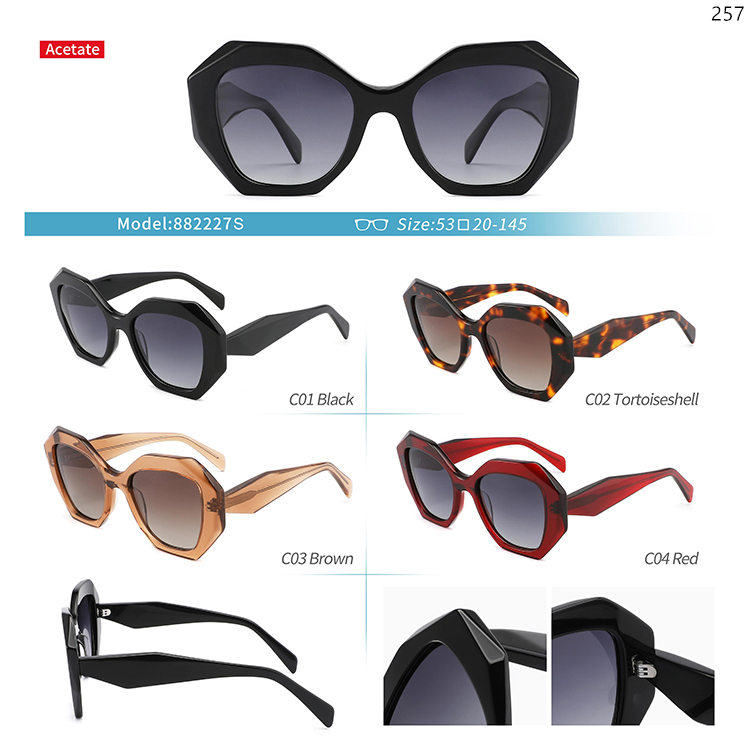 882225S-29S Stylish Polarized Acetate Sunglasses for Long Distance Driving and Outdoor Play (3)