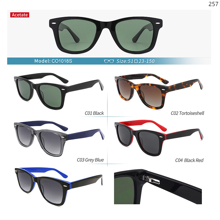 CO1006S-34S High Quality Acetate Luxury Sunglasses Lunettes de Soleil with UV400 Polarized (3)