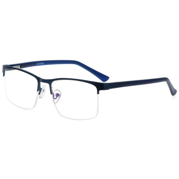 DRM164017 Half Rim Metal Reader óculos de leitura Manuf ( (4)