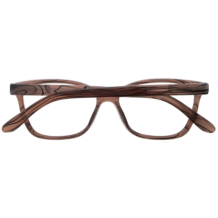DRP102301 Stripe Pattern Plastic Reading Eyewear Reader with Spring Hinges (4)