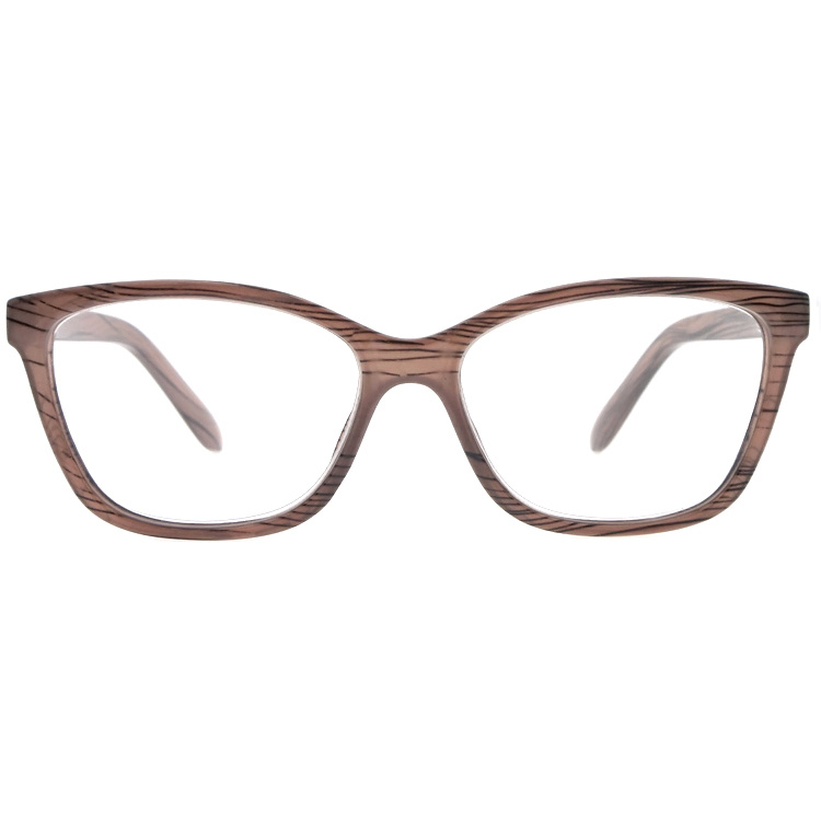 DRP102301 Stripe Pattern Plastic Reading Eyewear Reader with Spring Hinges (5)