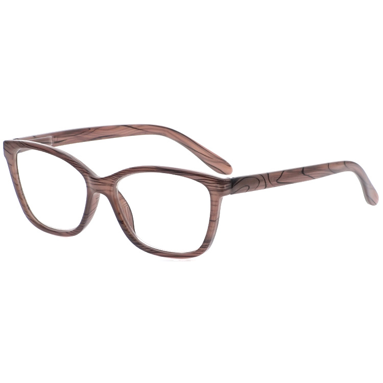 DRP102301 Stripe Pattern Plastic Reading Eyewear Reader with Spring Hinges (7)