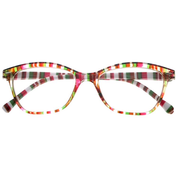 DRP102302 Ladies PC Reading Glasses Gafas de Lectura with Colorful Pattern Frame (3)