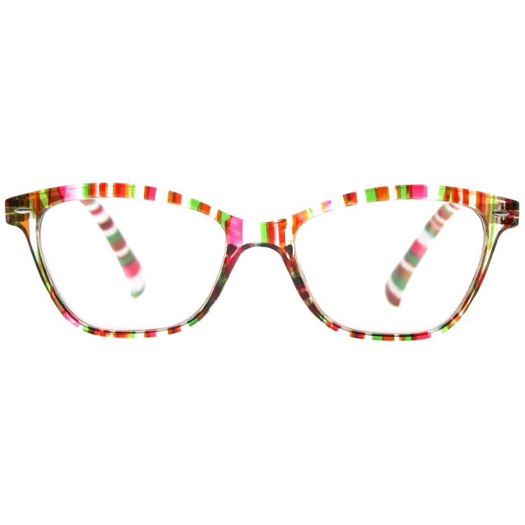 DRP102302 Ladies PC Reading Glasses Gafas de Lectura with Colorful Pattern Frame (5)