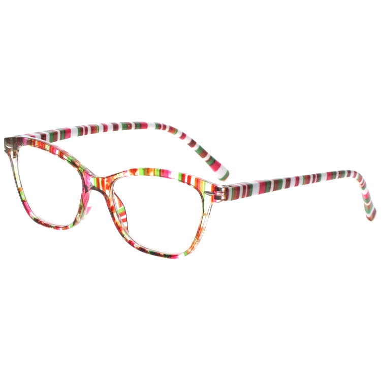 DRP102302 Ladies PC Reading Glasses Gafas de Lectura with Colorful Pattern Frame (7)