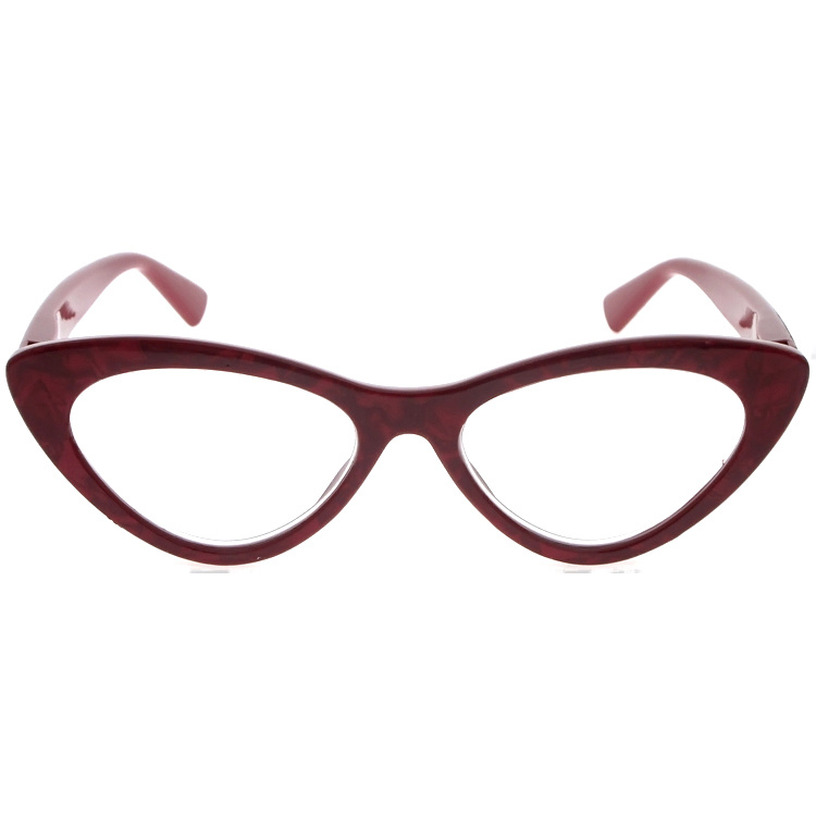 DRP102304 Fashion Red Cateye Reading Glasses Occhiali da Lettura Reading Specs (6)