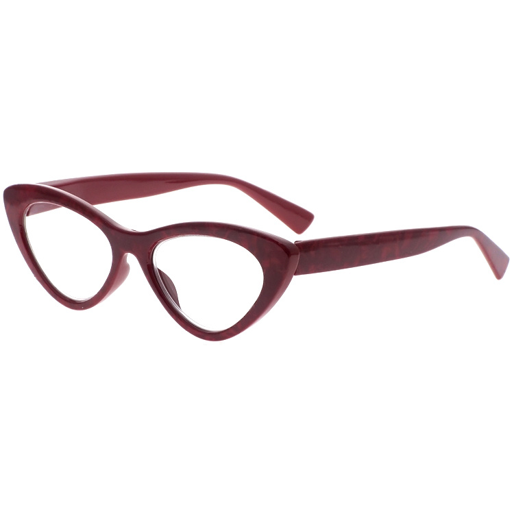DRP102304 Fashion Red Cateye Reading Glasses Occhiali da Lettura Reading Specs (7)