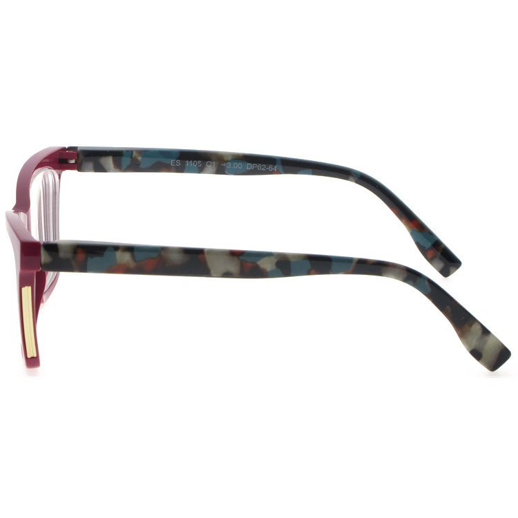 DRP102333 Cateye Frame PC+Pattern Temple Reading ( (15)