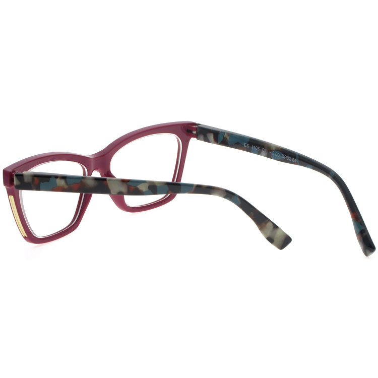 DRP102333 Cateye Frame PC+Pattern Temple Reading ( (16)