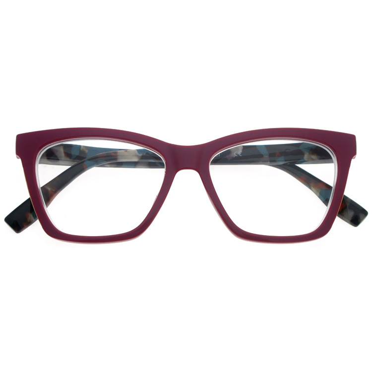 DRP102333 Cateye Frame PC+Pattern Temple Reading ( (4)