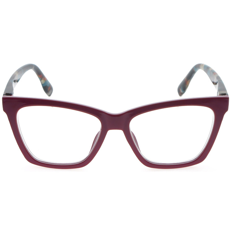 DRP102333 Cateye Frame PC+Pattern Temple Reading ( (7)
