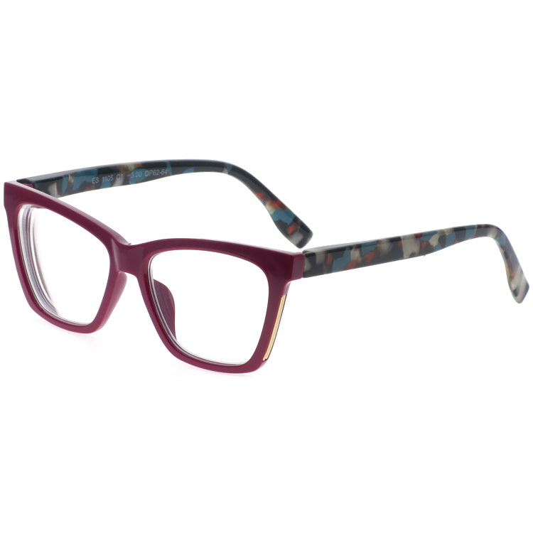 DRP102333 Cateye Frame PC+Pattern Temple Reading ( (8)