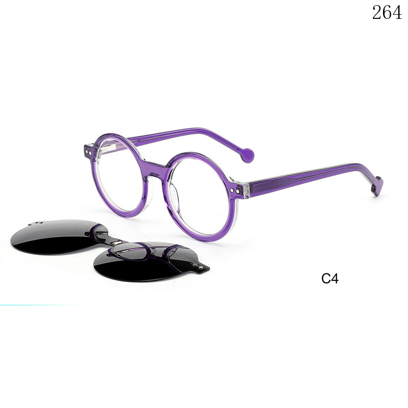 Dachuan Optical BC2203 China Supplier New Arrive Children Clip On Spectacle Frames with Pattern Color (11)