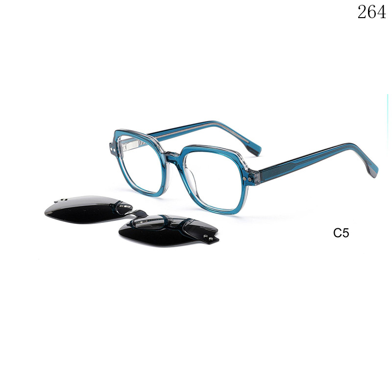 Dachuan Optical BC2207 China Supplier New Coming Clip On ChildrenOptical Eyewear with Double Color (12)