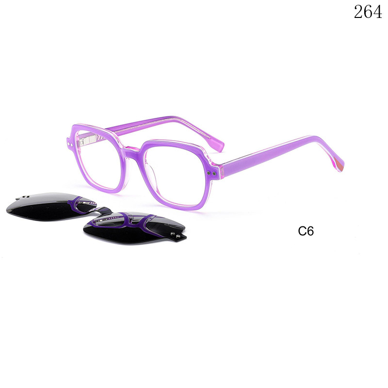 Dachuan Optical BC2207 China Supplier New Coming Clip On ChildrenOptical Eyewear with Double Color (13)