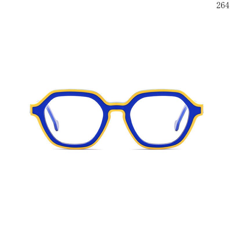 Dachuan Optical CH3214 China Supplier Brand New Acetate Optical Glasses with Shaped Design (2)