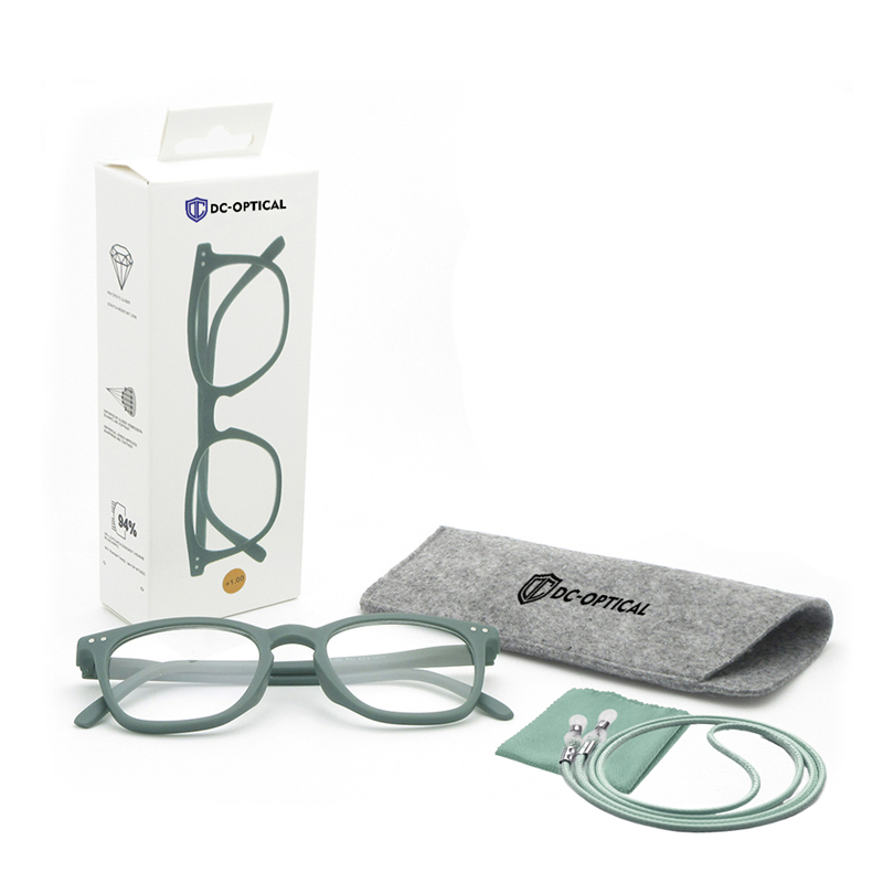 Dachuan Optical DRP322026 China Supplier Double Colors Gradient Plastic Reading Glasses with Retro Frame (8)