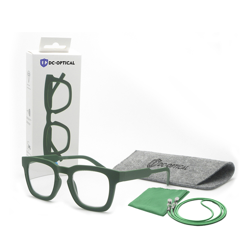 Dachuan Optical DRP322039 China Supplier Trendy Reading Glasses With Double Color Patterns (1)