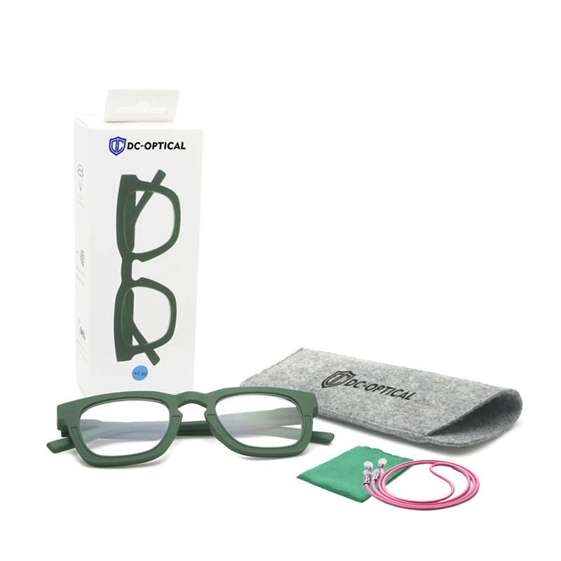 Dachuan Optical DRP322039 China Supplier Trendy Reading Glasses With Double Color Patterns (2)