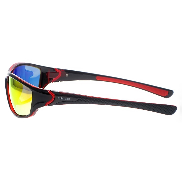 Dachuan Optical DSP424008 China Supplier Plastic Sport Sunglasses Riding Glasses with Double Colors Frame (9)