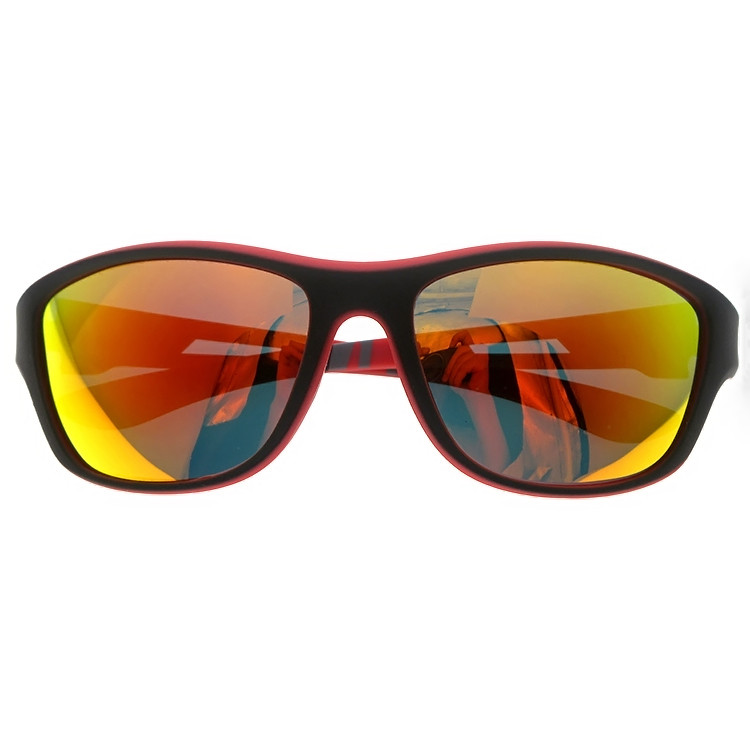 Dachuan Optical DSP424009 China Supplier Good Quality Plastic Sport Riding Sunglasses with Double Colors (3)