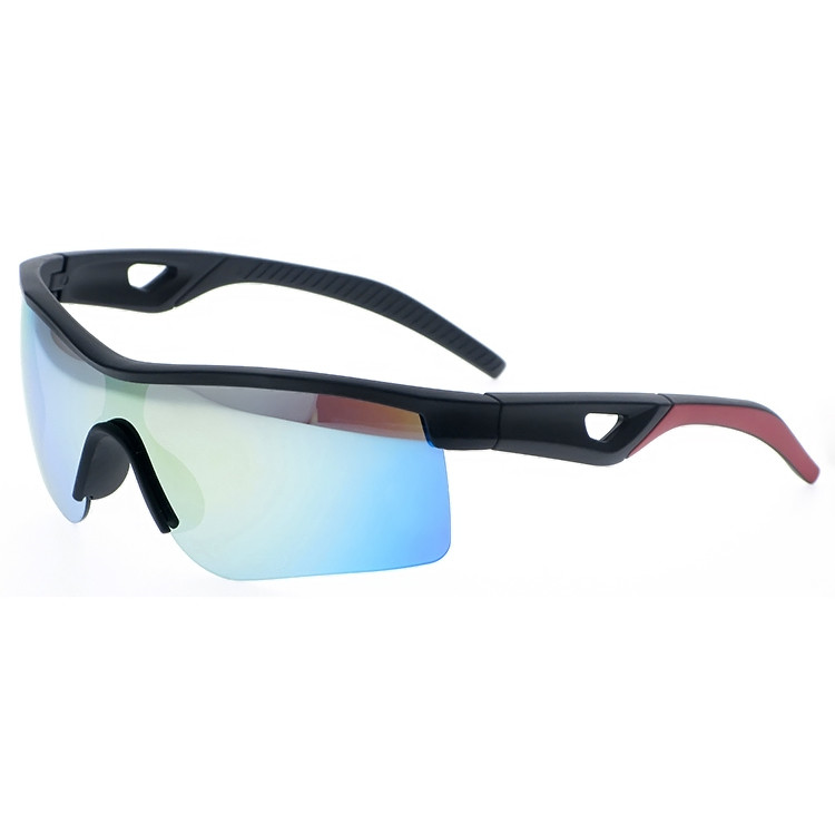 Dachuan Optical DSP424013 China Supplier High Quality PC Sport Riding Cycling Sunglasses with One Piece Lense (9)