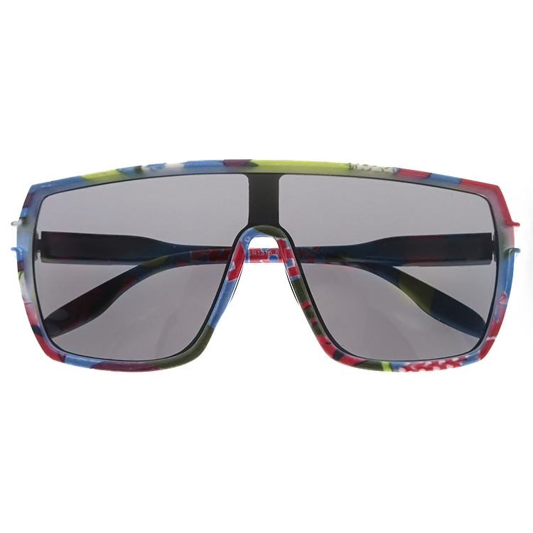 Dachuan Optical DSP424019 China Supplier Fashion Oversized PC Sunglasses with Colorful Frame (4)