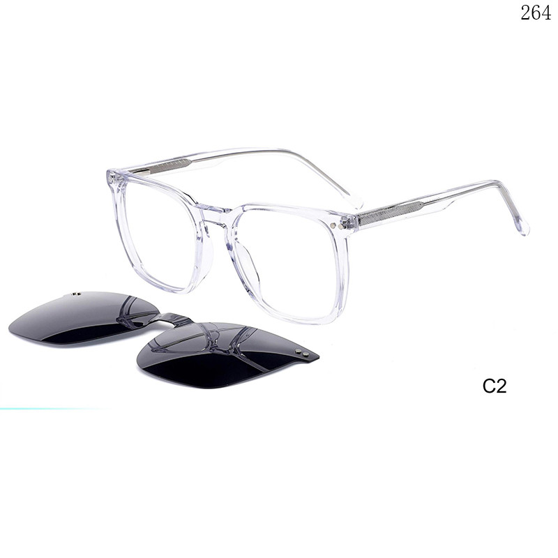 Dachuan Optical F3002 China Supplier High Quality Clip On Eyeglasses with Retro Style (8)