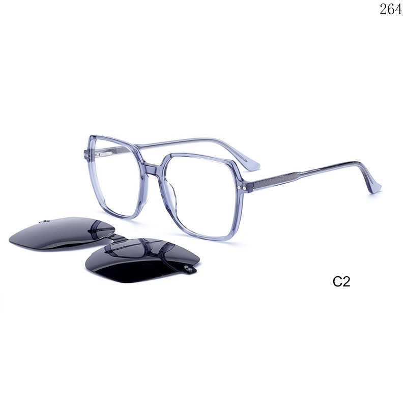 Dachuan Optical F3009 China Supplier Good Quality Acetate Clip On Sunglasses with Spring Hinges (8)