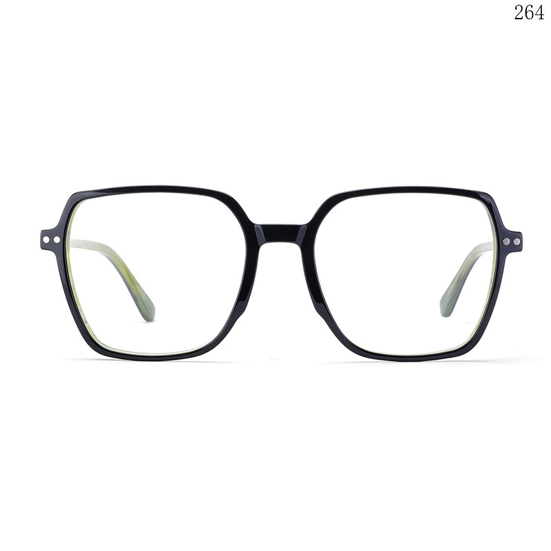 Dachuan Optical F3009 China Supplier Stylish Oversized Acetate Optical Eyewear with Packaging Custom (1)