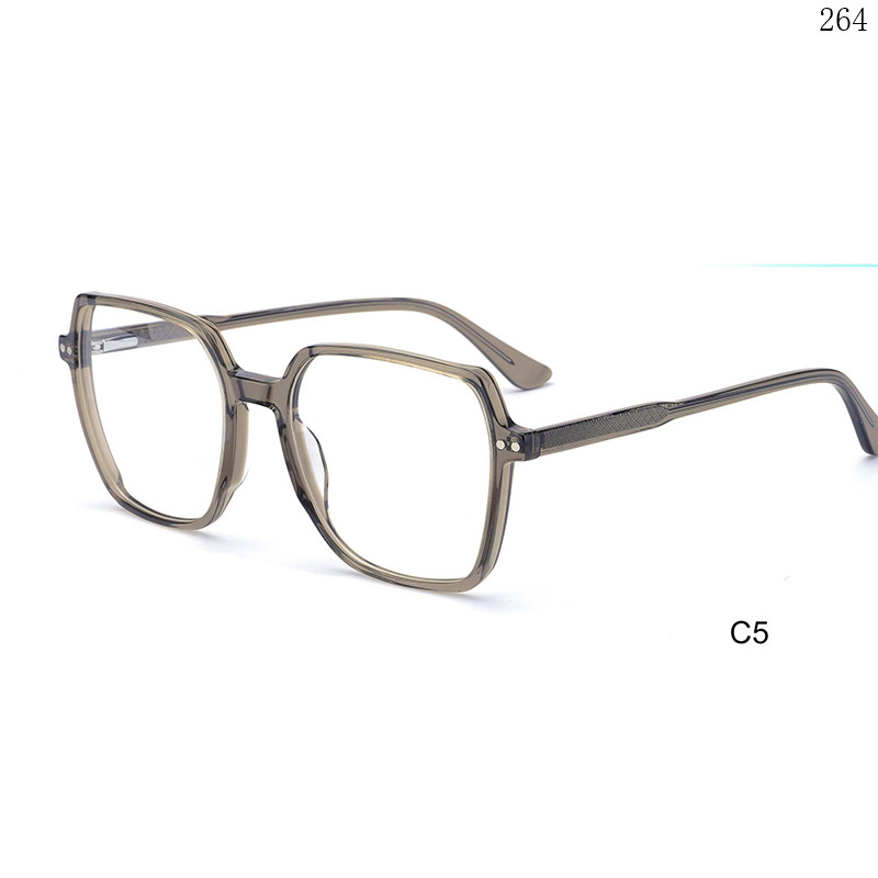 Dachuan Optical F3009 China Supplier Stylish Oversized Acetate Optical Eyewear with Packaging Custom (8)