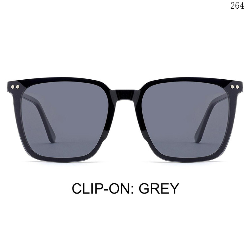 Dachuan Optical F3011 China Supplier New Arrival Acetate Clip On Sunglasses with Oversized Frame (4)