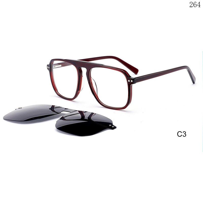 Dachuan Optical F3012 China Supplier Vintage Fashion Acetate Clip On Eyeglass Frames with Logo Custom (10)