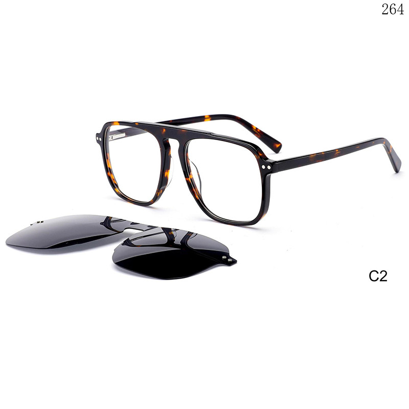 Dachuan Optical F3012 China Supplier Vintage Fashion Acetate Clip On Eyeglass Frames with Logo Custom (8)