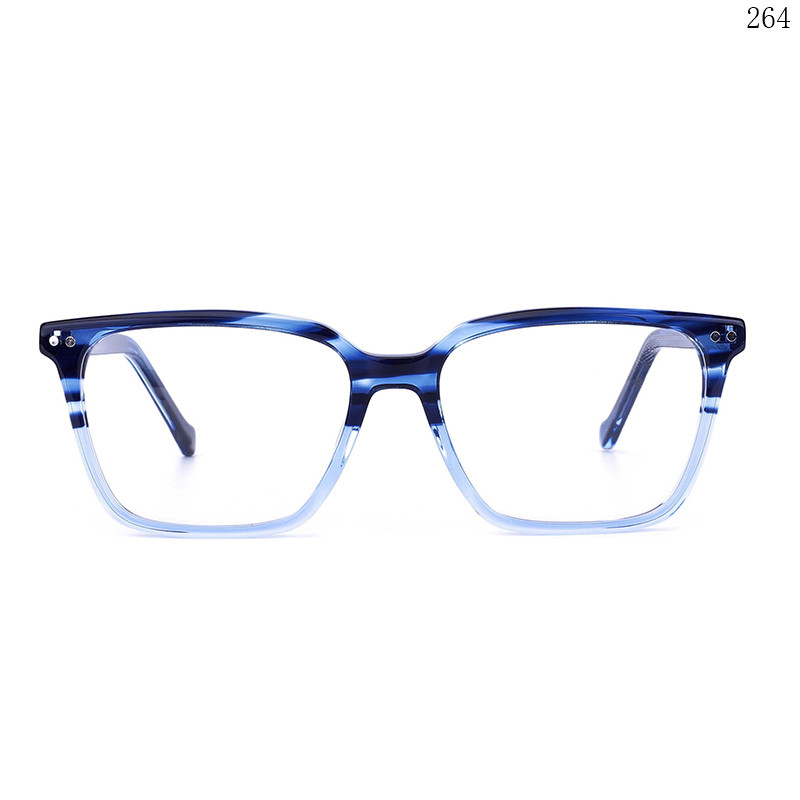 Dachuan Optical F3033 China Supplier Hot Trendy Acetate Clip On Eyeglasses with Spring Hinges (1)