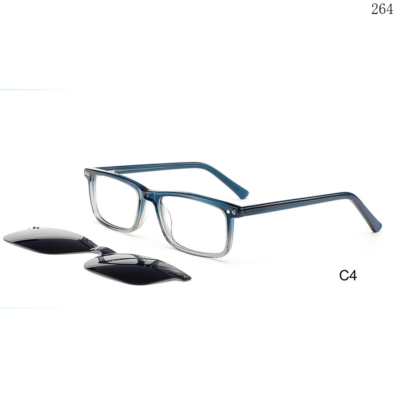 Dachuan Optical F3040 China Supplier Unisex Classic Acetate Clip On Eyeglass Frames with Small Frame (10)