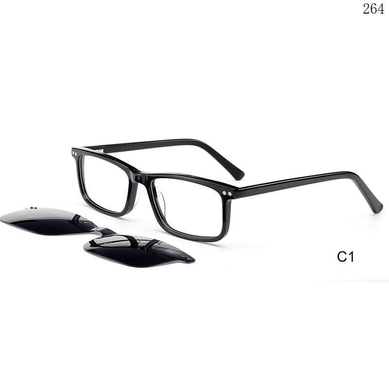 Dachuan Optical F3040 China Supplier Unisex Classic Acetate Clip On Eyeglass Frames with Small Frame (7)