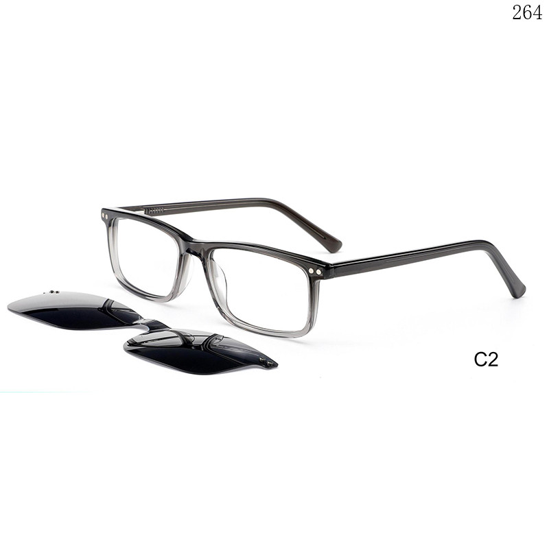 Dachuan Optical F3040 China Supplier Unisex Classic Acetate Clip On Eyeglass Frames with Small Frame (8)