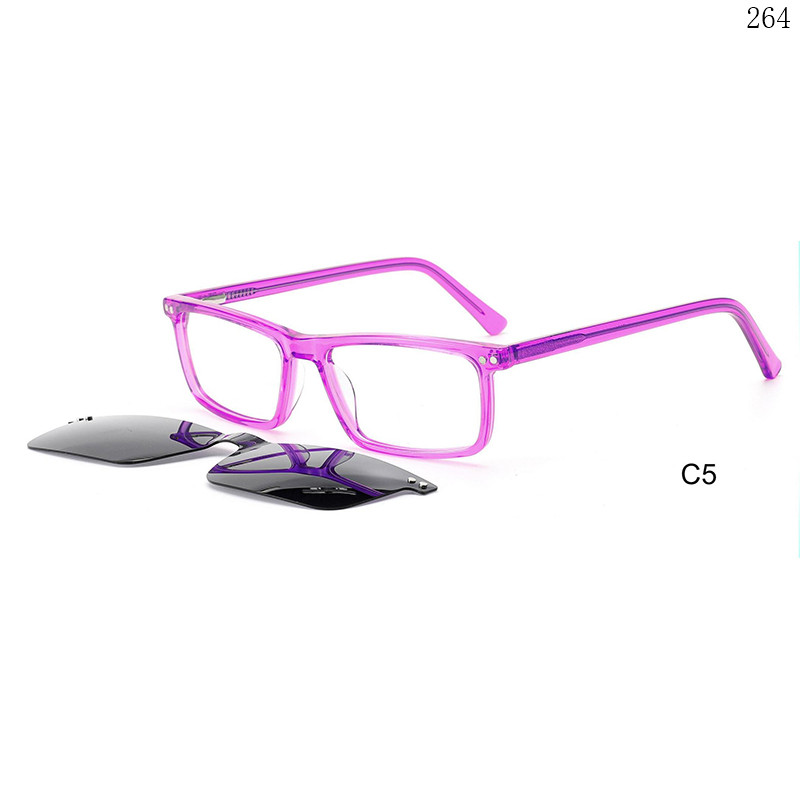 Dachuan Optical F3041 China Supplier Hot Trendy Acetate Clip On Eyeglass Frames with Small Frame (10)