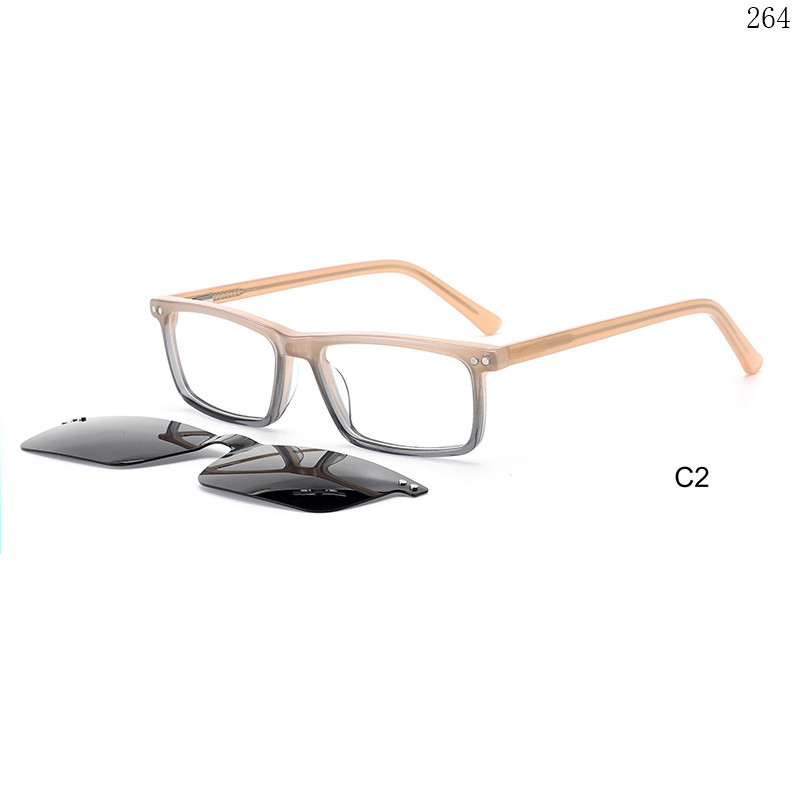 Dachuan Optical F3041 China Supplier Hot Trendy Acetate Clip On Eyeglass Frames with Small Frame (7)