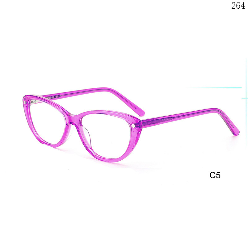 Dachuan Optical F3045 China Supplier Trendy Style Acetate Spectacle Frames Eyeglass with Cateye Frame (7)