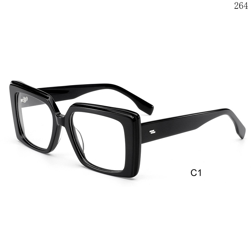 Dachuan Optical H2833 China Supplier Vintage Style Acetate Eyeglass Frames Lentes with Metal Hinges  (6)