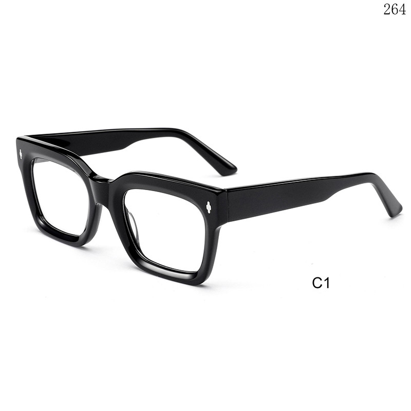 Dachuan Optical H2858 China Supplier New Arrival Acetate Optical Glasses Lunettes Optiques with Thick Frame (6)