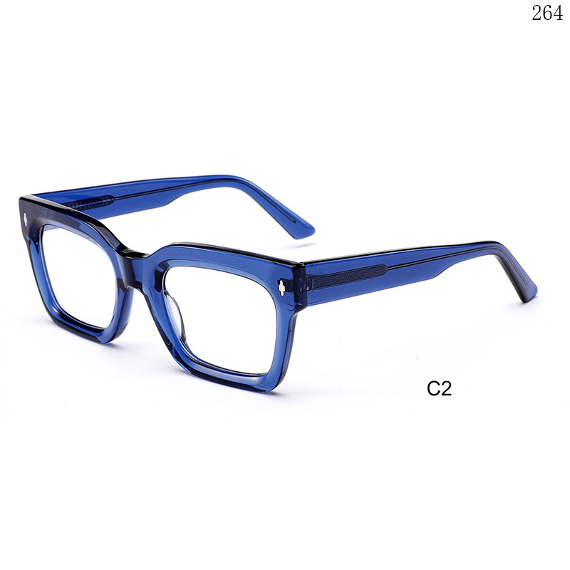 Dachuan Optical H2858 China Supplier New Arrival Acetate Optical Glasses Lunettes Optiques with Thick Frame (7)