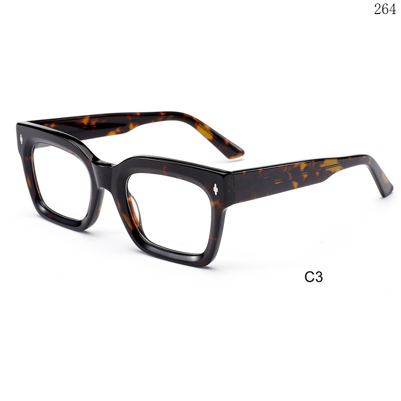 Dachuan Optical H2858 China Supplier New Arrival Acetate Optical Glasses Lunettes Optiques with Thick Frame (8)