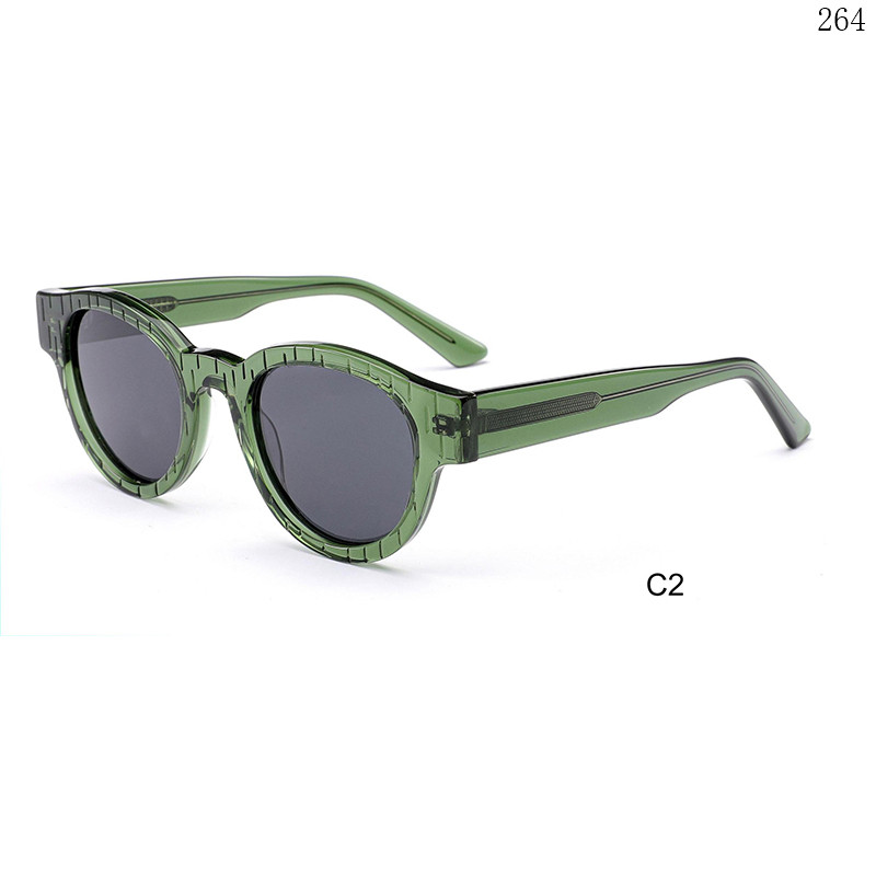 Dachuan Optical HS2838 China Supplier Hot Vintage Acetate Gafas De Sol Shades with UV400 Protection Lens (7)