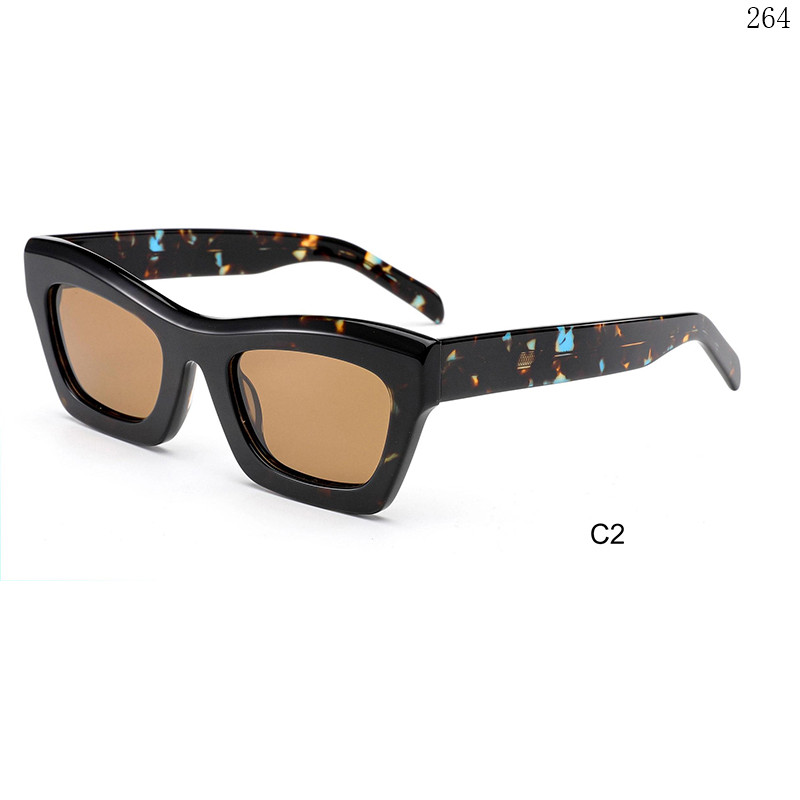 Dachuan Optical HS2847 China Supplier Hot Vintage Acetate Occhiali da sole Sunglasses with  Logo Customization (7)